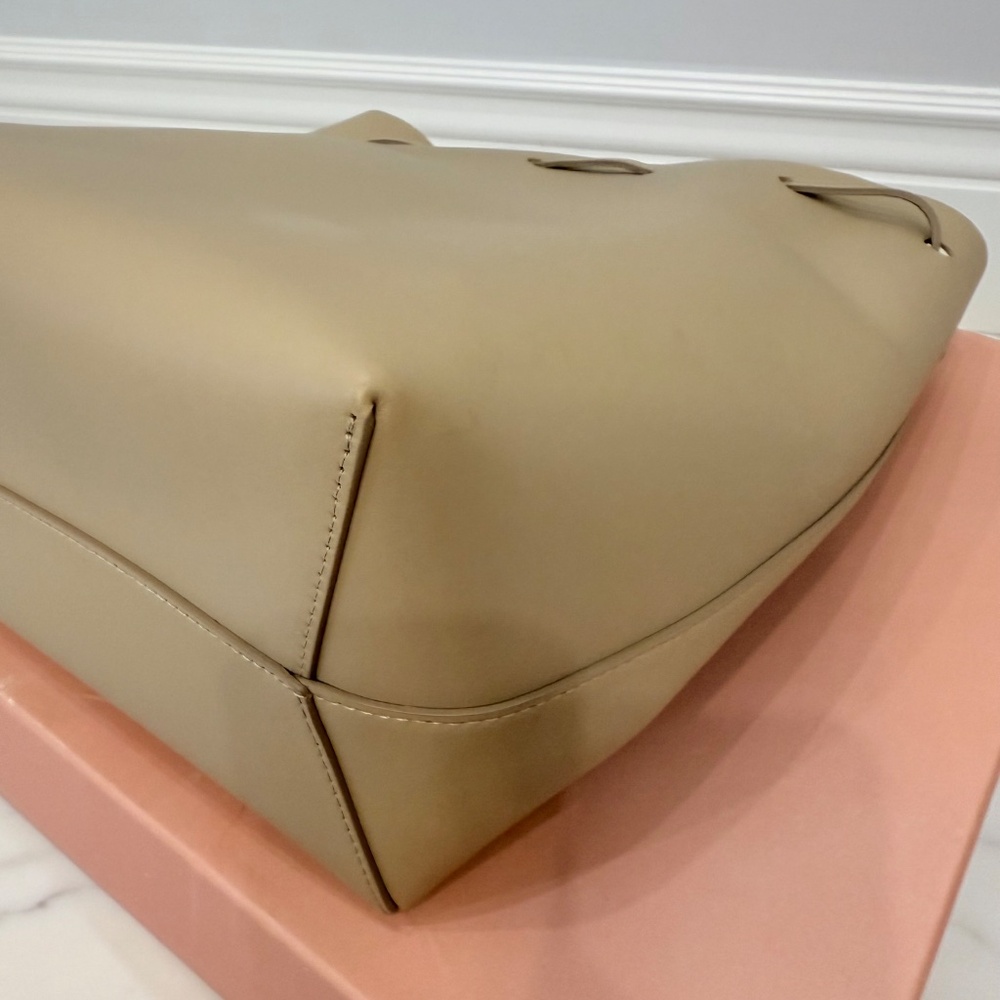 Mansur Gavriel Large Bucket Bag in Sand - Picture 10 of 14